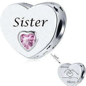 New sister cute family charm gift
